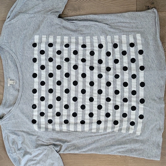 J.Crew polka dot tshirt - Picture 2 of 4